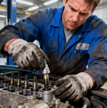 Milloin kuorma-auton polttoainesuutin on vaihdettava?